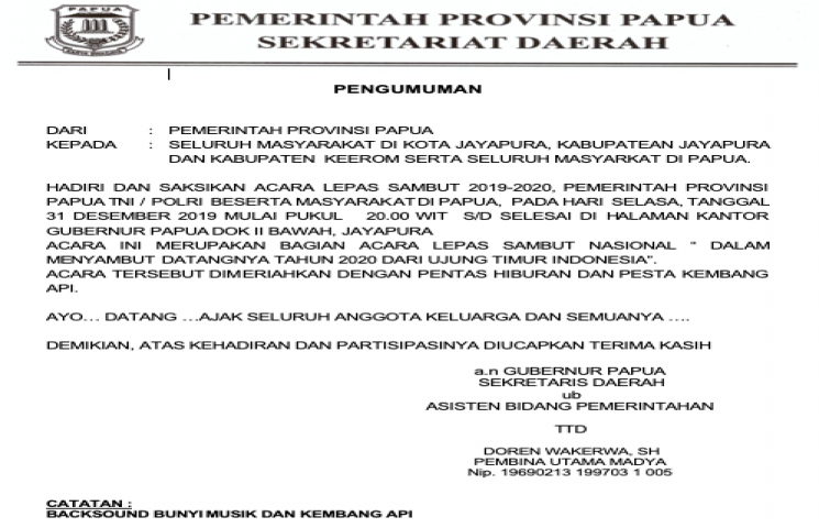 Acara Lepas Sambut 2019-2020